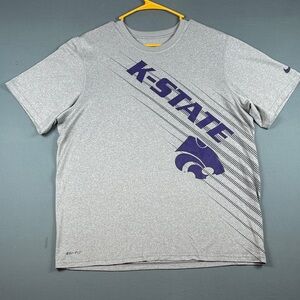 Kansas State dri fit Nike Gray T-Shirt